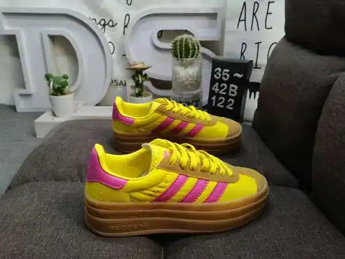 122dadidas Originals gacela atrevida W trébol con suela gruesa y parte inferior zapatillas deportiva