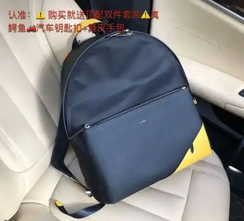 Mochila fendi, bolso Fendi para hombres, bolso Fendi original importado, bolso de regalo de entrega 