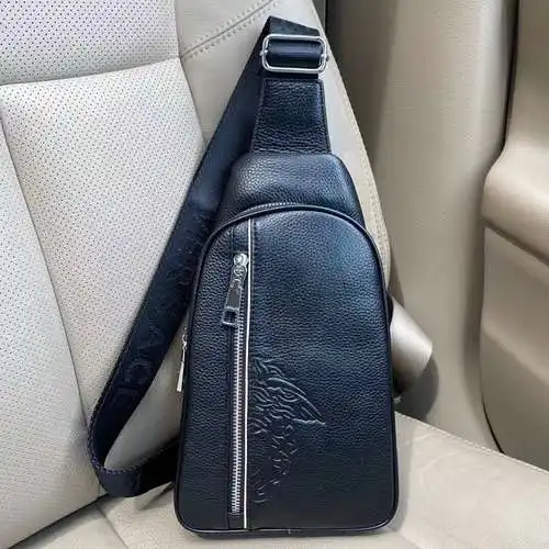 Bolsa de pecho Versace bolsa de hombre Versace bolsa de regalo de entrega de alta calidad de cuero d