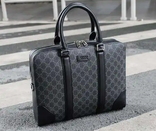 Maletín gucci, bolso Gucci para hombres, bolso gucci, réplica de alta gama de lona original importad