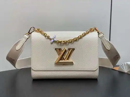 Bolso de cadena LV bolso de mujer LV bolso reckitado de alta gama de cuero de primera clase importad