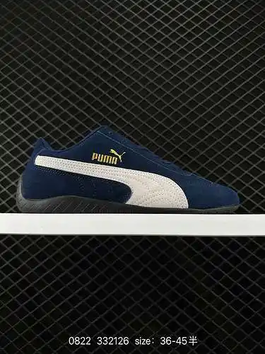 3 Puma speedcet og Royal Blue Puma Low Top retro Sports Leisure Racing Shoe 377 6 talla: 36 - 4 (tal