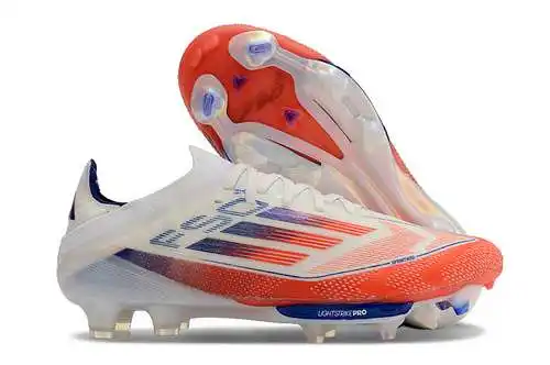 Llegada: Adidas F50 +. Zapatos de fútbol FG con cordón impermeable de punto completo de la serie 1, 