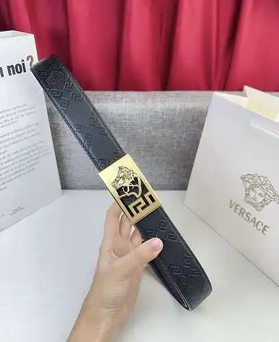 Cinturón de Versace al por mayor cinturón de Versace cinturón de hombre al por mayor material de cue