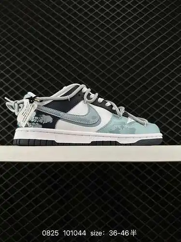 22 NK Dunk low retr Small crowd graffiti SB Belt Low Top Leisure Board shoes fb99 - 4 ¿ color inspir