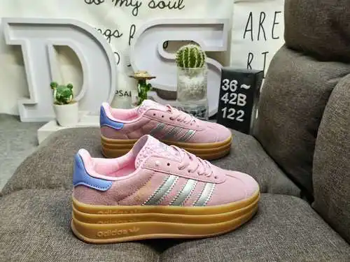 122dadidas Originals gacela atrevida W trébol con suela gruesa y parte inferior zapatillas deportiva