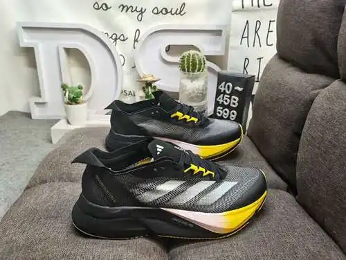 599d Adidas adizero Boston 12 confort, moda, antideslizante, resistente al desgaste, ligero, parte i