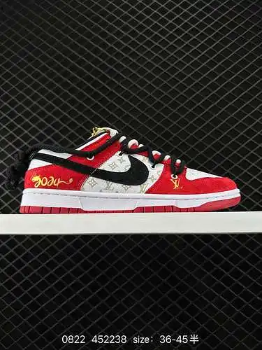 9 LV x nike dunk Low the Year of the look Limited Black Hook Lucky top, un zapato que aboga por romp