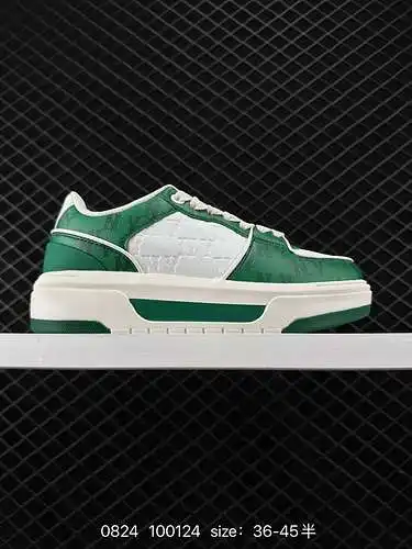 2 zapatos de papá estampados retro MLB chunky Lier hologram, cuidado de talón engrosado, protección 
