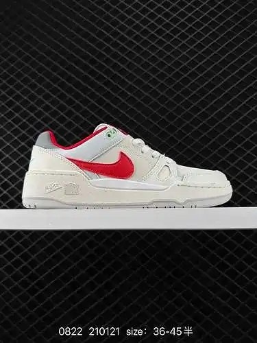 Zapatillas de patinaje deportivo casual de parte baja de la serie Nike ful Force lo Slam dunk, hecha