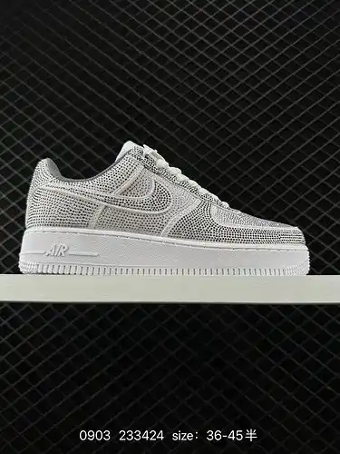 2 Nike Air Force X27; 7 colchón de aire bajo Force one, diamante completo, parte inferior, multifunc