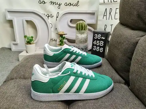 386 zapatos de tablero de ocio del campus dadid Gazelle shamrock.
