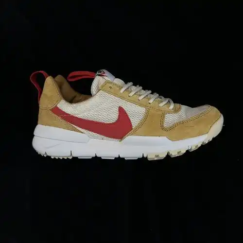 Tom Sachs x Nike Mars Yard zapatos de correr antideslizantes amortiguadores para hombres, amarillos,