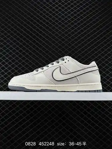 24 NK SB Dunk Low North Partnership - Cement Grey Pig 8 aniversario de alta gama personalizados zapa
