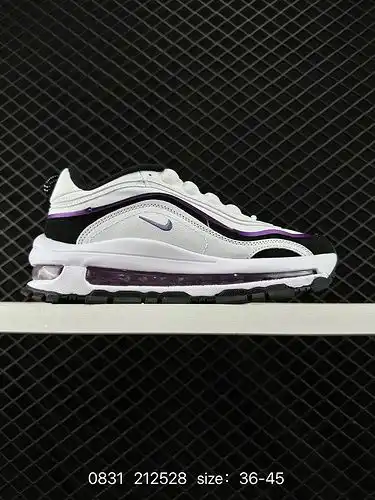 El zapato de correr acolchado de aire Nike max 97 se Nike 97 Bullet aprovecha hábilmente el diseño a