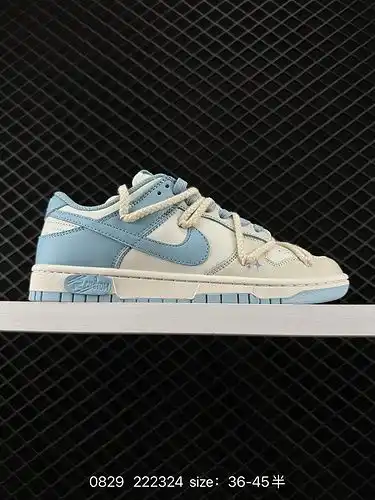 Dos zapatillas de patinaje deportivo casual de banda baja de la serie Nike SB Dunk Low Dunk dd3 tall