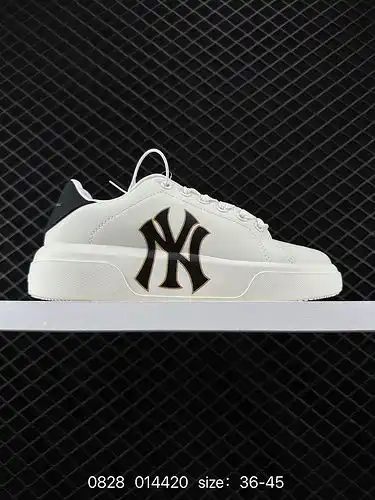 MLB chukky Classic dad dad style ligero, alto y grueso suela zapatillas de correr de ocio multifunci