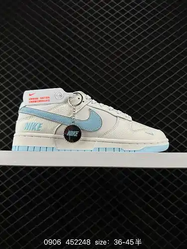 24 NK SB Dunk Low mi White Blue Hook aniversario de la fábrica de cajas de zapatos personalizadas de