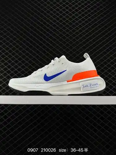 3 zapatillas de correr casuales Nike zoomx Invincible Run FK 3 con material superior de tela flyknit