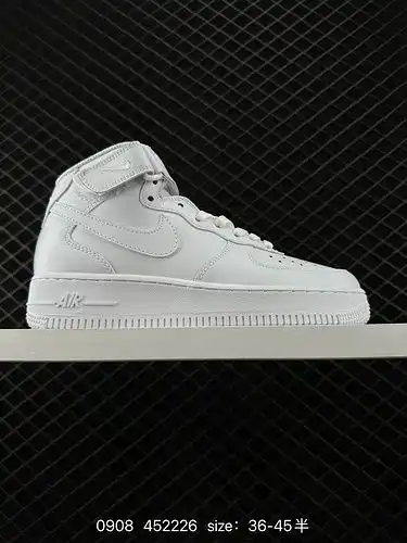 3 Nike Air Force Mid 7 Air Force One zapatillas casuales multifuncionales de Alta Parte con amortigu