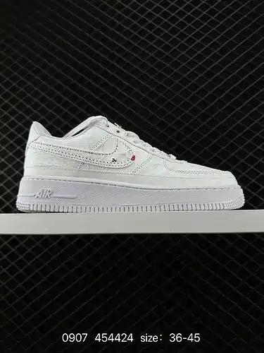 2 Nike Air Force 7 Air Force One zapatillas deportivas casuales multifuncionales de banda baja, amor