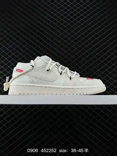 26 Nike Jordan Air Jordan supreme, junto con la pequeña etiqueta Roja beige, personalizada de alta g