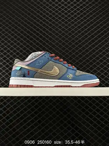 3 nike dunk Low Black Myth Wukong Xiangyun Dragon patrón retro zapatillas deportivas masculinas y fe