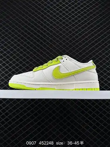 24 NK SB Dunk Low Supreme Stone Island Joint fluorescente beige and Green Anniversary High - end cus
