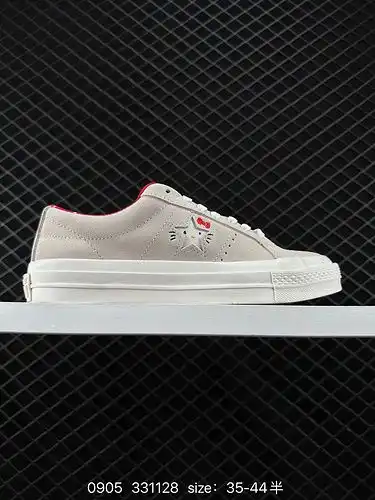 4 Converse Kimura series KT CAT gris y Rosa genuino fondo azul lindo vuelco de pelo sulfuroso fondo 