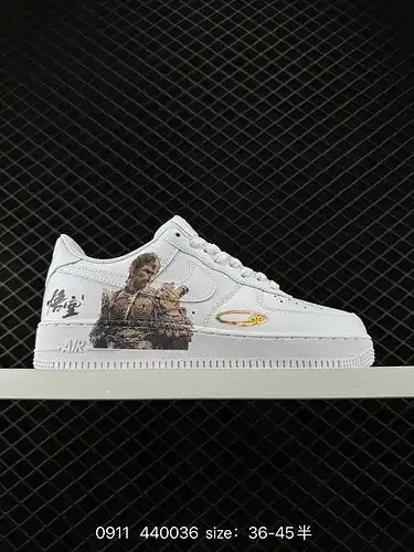 1D80G Nike Air Force 1D x2C70G7 Low Air Force One Low Top Versatile Thick soled Tall Casual Sneakers