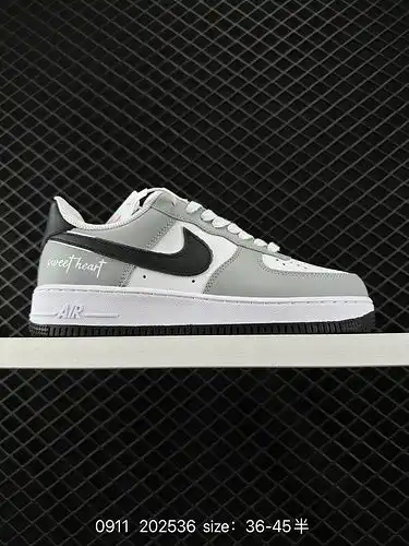 1D80G Nike Air Force 1D x2C70G7 Low Air Force One Low Top Versatile Thick soled Tall Casual Sneakers