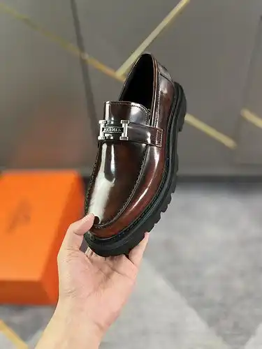 Código de zapatos masculinos Hermes 77D talla 3844 4 4 personalizado
