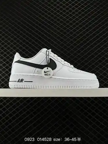 1D40G Nike AIR FORCE 1D0G7 Air Force One low top versatile casual sports board shoe, with soft and e