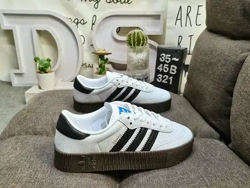Zapatos de madera de sándalo Adidas 32c1dd sambarose W zapatos de pastel de esponja de suela gruesa 
