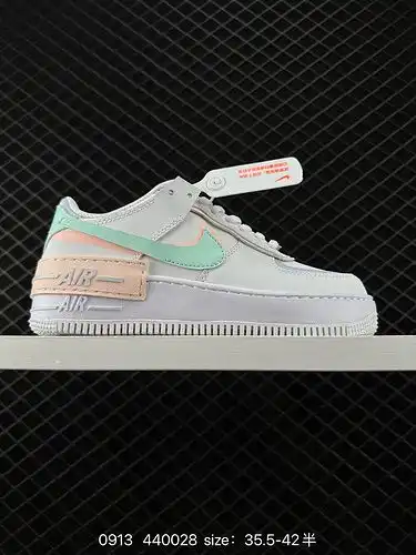 1d40g Nike wmns Air Force 1D Shadow New Girls deconstrucción diseño Macaron Air Force One ligero aum