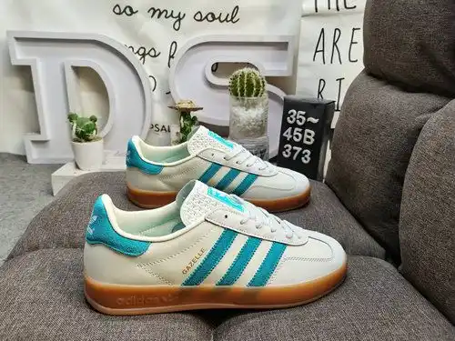 373d clase corporativa genuina media yarda Adidas original gacela casual interior resistente al desg