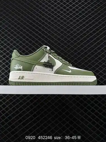 2C30G limited edition overseas release company level Nike Air Force 1D x2C70G7 Low Stusey co branded