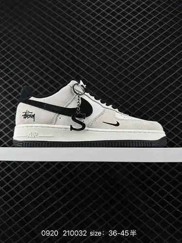 1D60G Nike AIR FORCE 1D0G7 Air Force One low top versatile casual sports board shoe, with soft and e