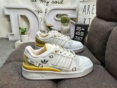 387d Adidas Forum 84 zapatillas casuales de moda multifuncionales de cintura baja basadas en la form