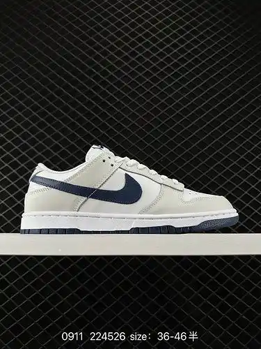 1d30g Nike SB Dunk Low retro Dunk series retro zapatillas de patinaje deportivo de ocio de banda baj