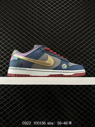 1d80g nike dunk Low Black Myth Wukong Xiangyun Dragon Pattern retro multifuncionales zapatos de tabl
