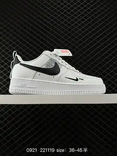 9E5X Nike AIR FORCE 1D0G7 Air Force One low top versatile casual sports board shoe, with soft and el