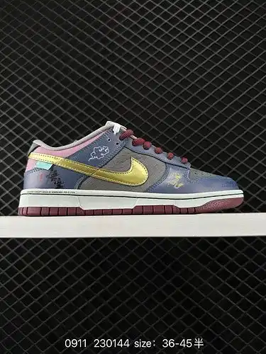 2C2C0G Nike Dunk Low Black Myth Wukong Xiangyun Dragon Pattern Retro Versatile Low Top Board Shoes f