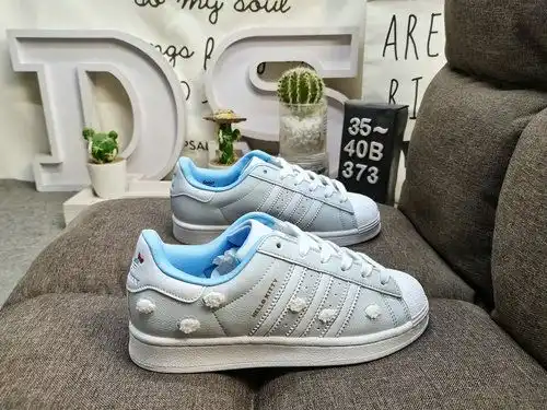 373d Adidas Shamrock Prairie crea una superestrella cabeza de Concha zapatillas deportivas de ocio c