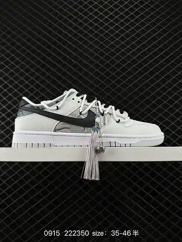 2C5X0G Nk Dunk Low the Year of the Loong Limited CNY Silk Antique Gift Box Silver White SB Strap Low