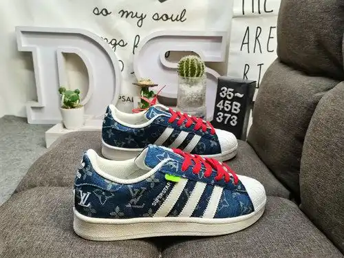 373d Adidas Shamrock Prairie crea una superestrella cabeza de Concha zapatillas deportivas de ocio c