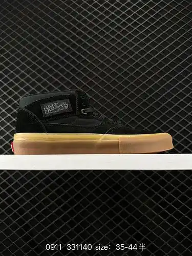 2c0g0g VANS half CAB para hombres y mujeres zapatillas de patinaje deportivo retro de color marrón o