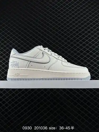 La zapatilla 1d80g Nike Air Force 1D x2c70g7 Low Air Force one, de gama baja, versátil, de suela gru
