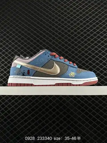 2c0g0g nike dunk Low Black Myth Wukong Xiangyun Dragon Pattern retro multifuncional zapatillas depor