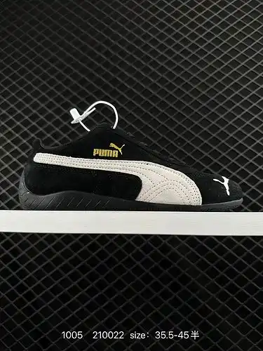Los zapatos de media talla femeninos 1d1d0g Puma están hechos de material superior de zapatos de cue